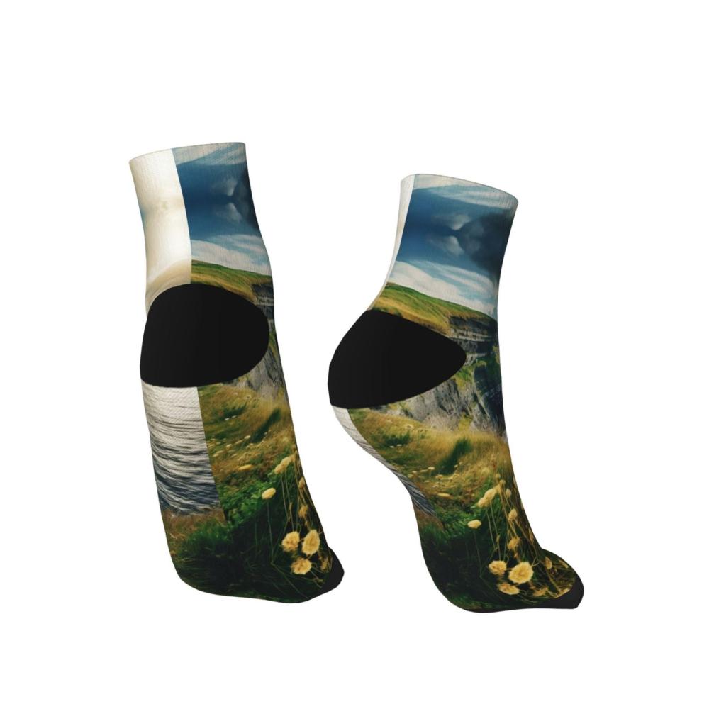 Entdecken Sie das ultimative Komfortgefühl mit Knöchelsocken für Damen und Herren – Irland Outdoors County Clare The Cliffs. Modische Muster perfekte Passform in einer Größe
