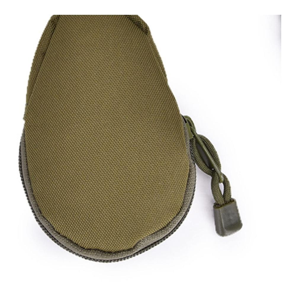 Organisiert und stilvoll Armee-Grün Geldklammernhalterung mit verstellbarem Riemen für Outdoor-Abenteuer. Praktische Mini-Tasche mit Reißverschluss für militärische Essentials