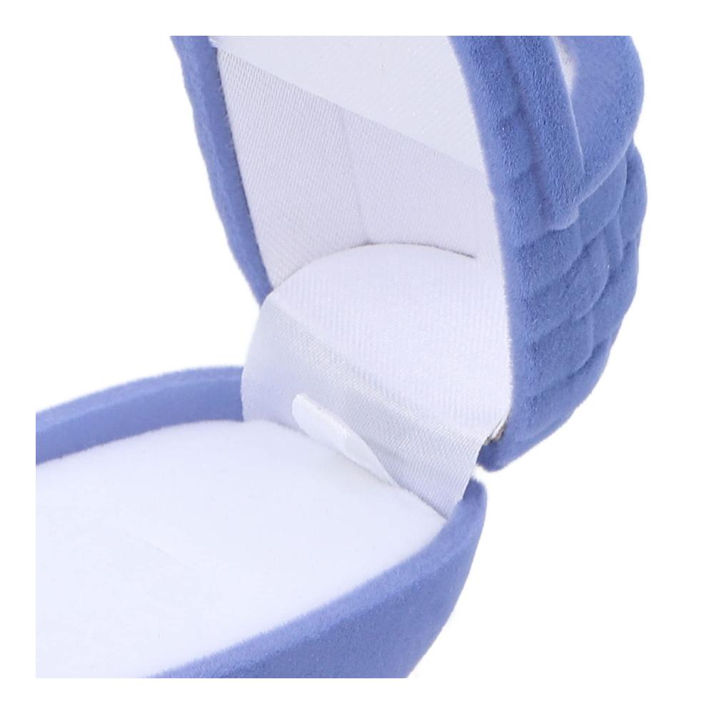 Behalten Sie Ihre Erinnerungen sicher Kinderwagen-Schmuckschatulle mit Retro-Charme. Dekorativ und niedlich perfekt für Babyzähne Ringe und Ohrringe. Blau mit weichem Futter