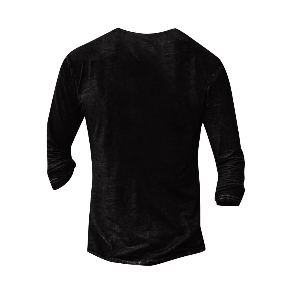 Herren T-Shirts Stylische Henley Rundhals & Langarm Tops - Hochwertige Baumwolle Slim Fit & Streetwear Style für lässige Sommer Looks! Entdecke jetzt die besten Freizeitshirts