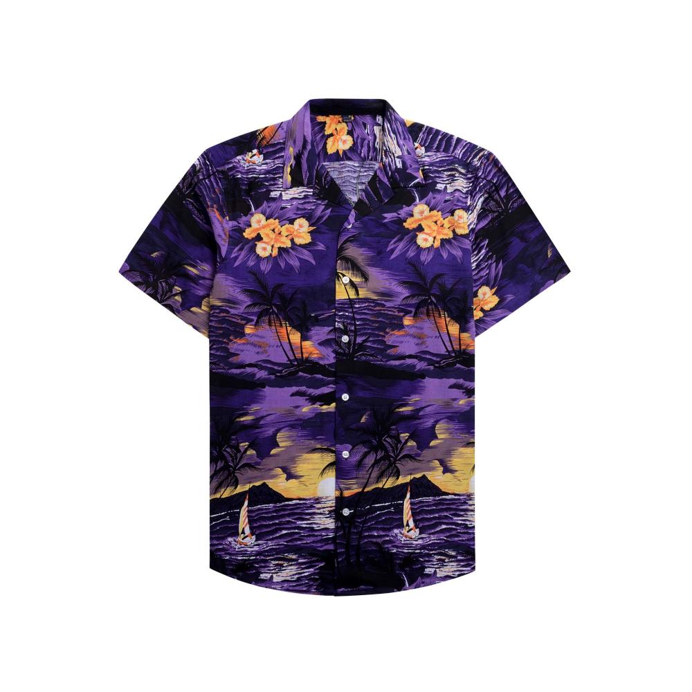 Entdecken Sie den perfekten Stil Elegante Hemden für Männer – Premium Qualität Komfort und Stil vereint im siliteelon Hawaii Hemd! Ideal für Sommer Strand und Urlaub