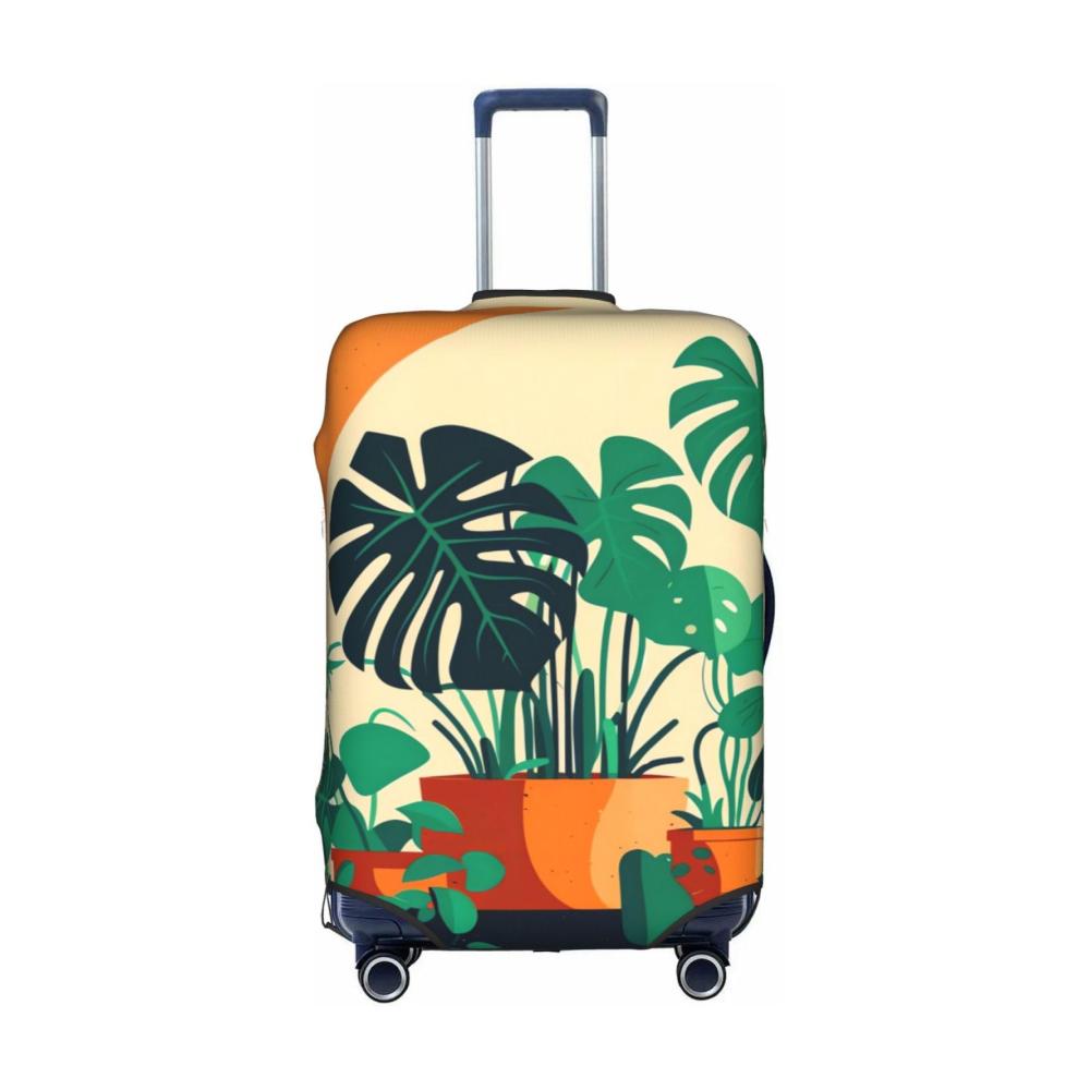 Cartoon Schildkrötenrücken Bambus Kofferabdeckung für Gepäck von 18 bis 32 Zoll Reisekoffer-Schutz im verdickten und verschleißfesten Design mit personalisiertem Muster