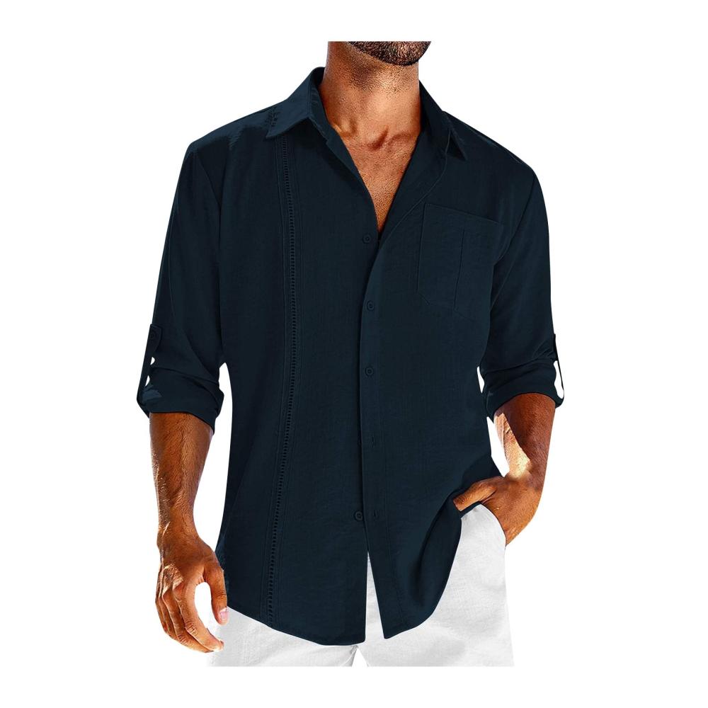 Entdecken Sie stilvolle Herrenhemden Langarm Regular Fit mit Hemdentasche. Modische T-Shirts mit Knöpfen in Schwarz & Weiß Größen M bis XXL. Jetzt bestellen