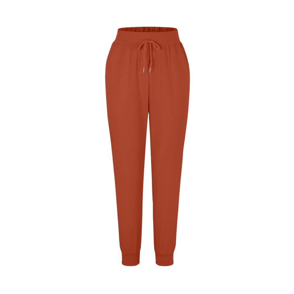 Ultimativer Komfort und Stil Trainingshosen Damen Leicht und Stretch Sommer Baggy Freizeithose mit Taschen und Kordelzug – Perfekt für Aktivitäten aller Art