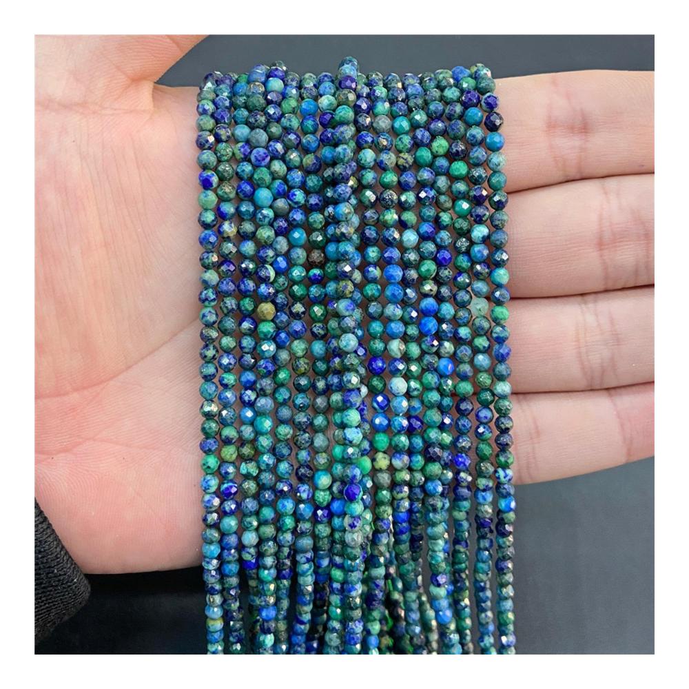 Entdecke die Schönheit von Beads Facettierte Lapislazuli-Perlen für DIY-Schmuckherstellung - Über 170 Stück in 2/3/4mm Größe für Armbänder und Halsketten
