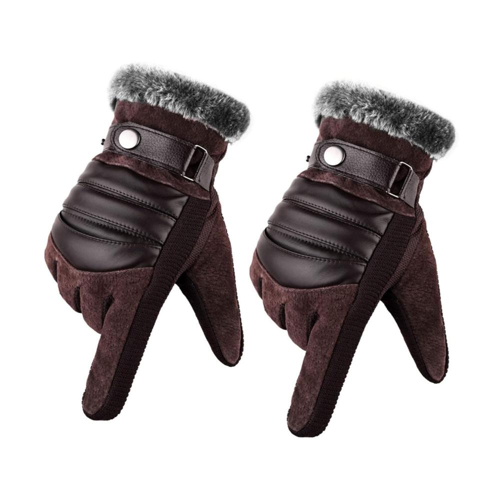 Entdecken Sie ultimative Wärme Herren Winterhandschuhe mit Touchscreen-Funktion Plüschfutter & Thermotechnologie. Perfekt zum Snowboarden Radfahren & mehr
