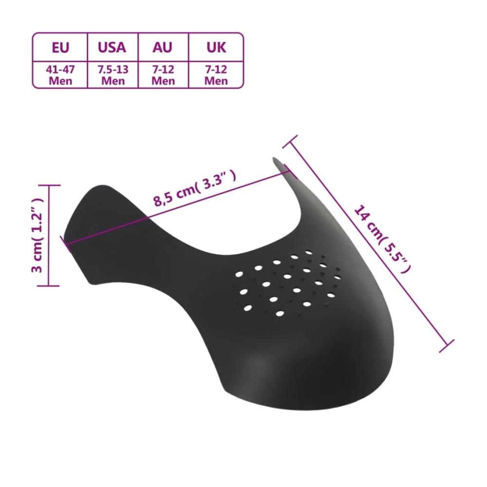 2 Paar Schuhspanner Knickschutz EU 41-47 Hochwertiger Kunststoff - Perfekte Passform & Langlebigkeit für Ihre Schuhe