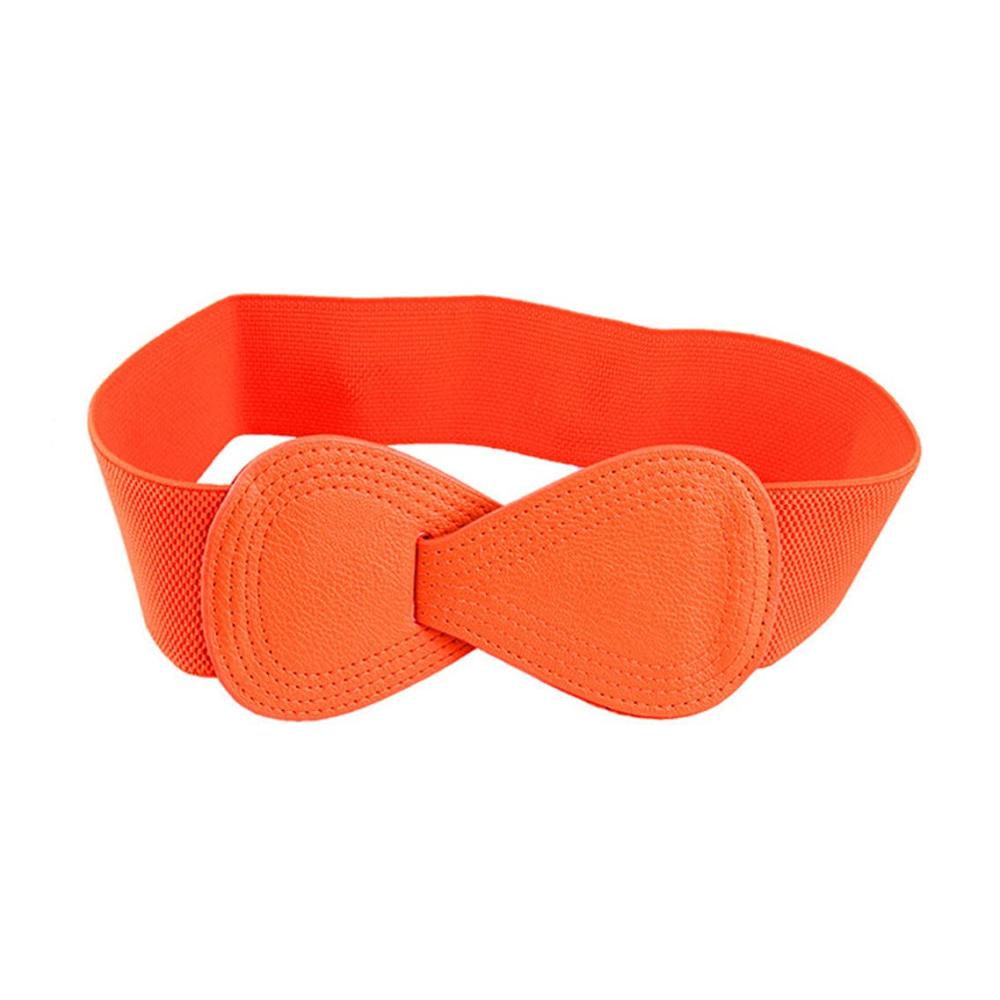 Einzigartiger Damen-Gürtel Kunstleder Mini-Schleife Druckknopfverschluss! Stilvoll betonen Sie Ihre Taille mit diesem elastischen Schmuckstück