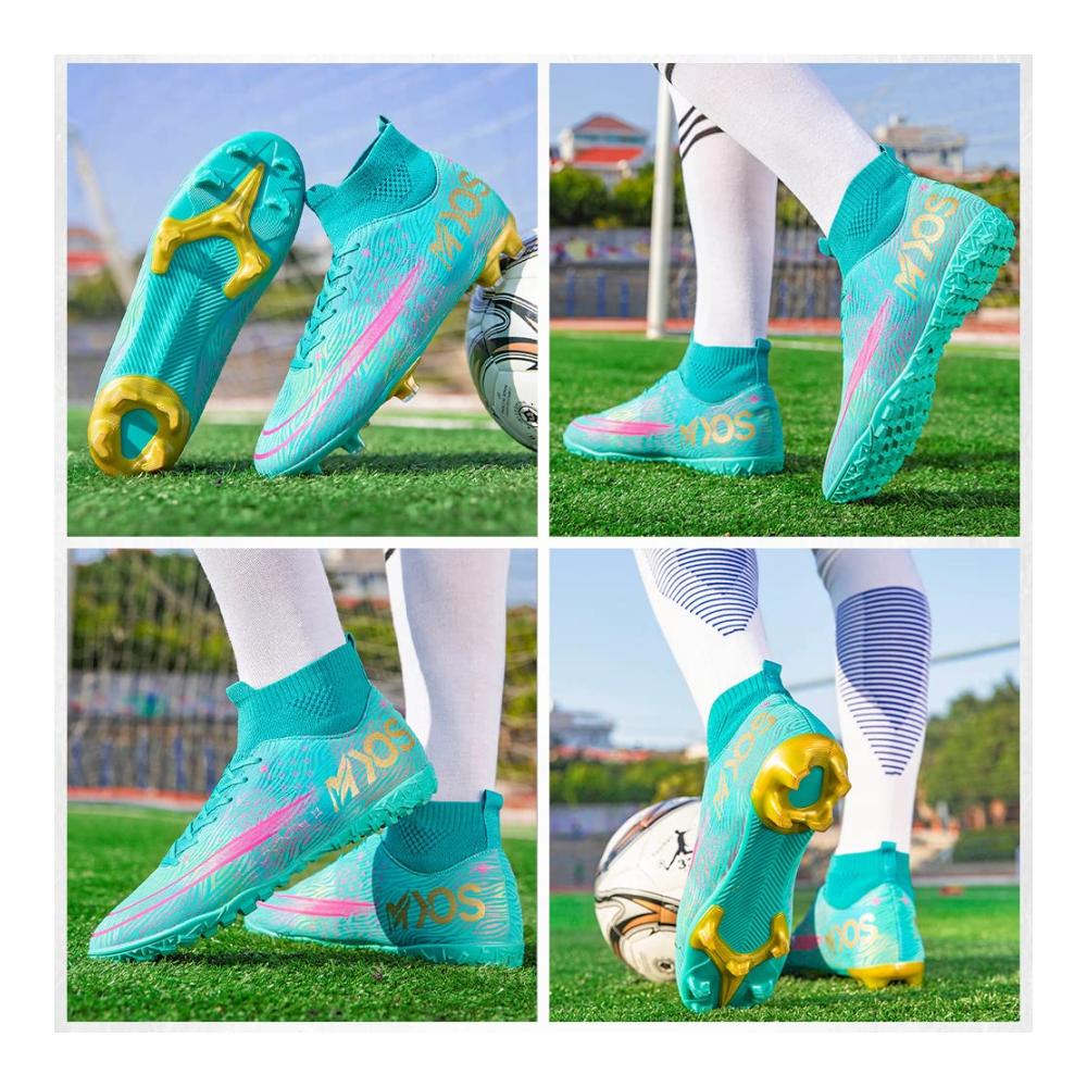 Professionelle High-Top Fußballschuhe Ideal für Jugendliche & Erwachsene. Top-Qualität & Spikes für perfekte Performance. Jetzt bei