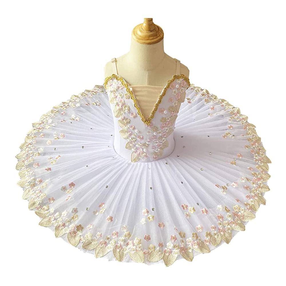 Elegantes Mädchen Ballett Tutu Kleid Zauberhaftes Schwanensee-Kostüm für bezaubernde Tanzperformances! Perfektionieren Sie die Bühnenpräsenz Ihrer kleinen Tänzerin