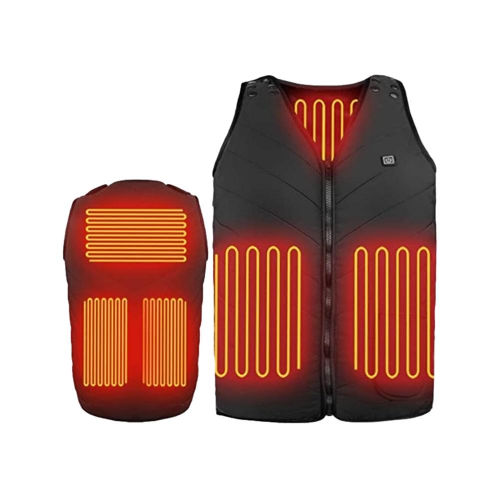 Entdecke die ultimative Beheizte Weste! USB-wiederaufladbar & 3 Temperaturstufen. Unisex waschbar perfekt für Outdoor-Aktivitäten. Jetzt warm bleiben