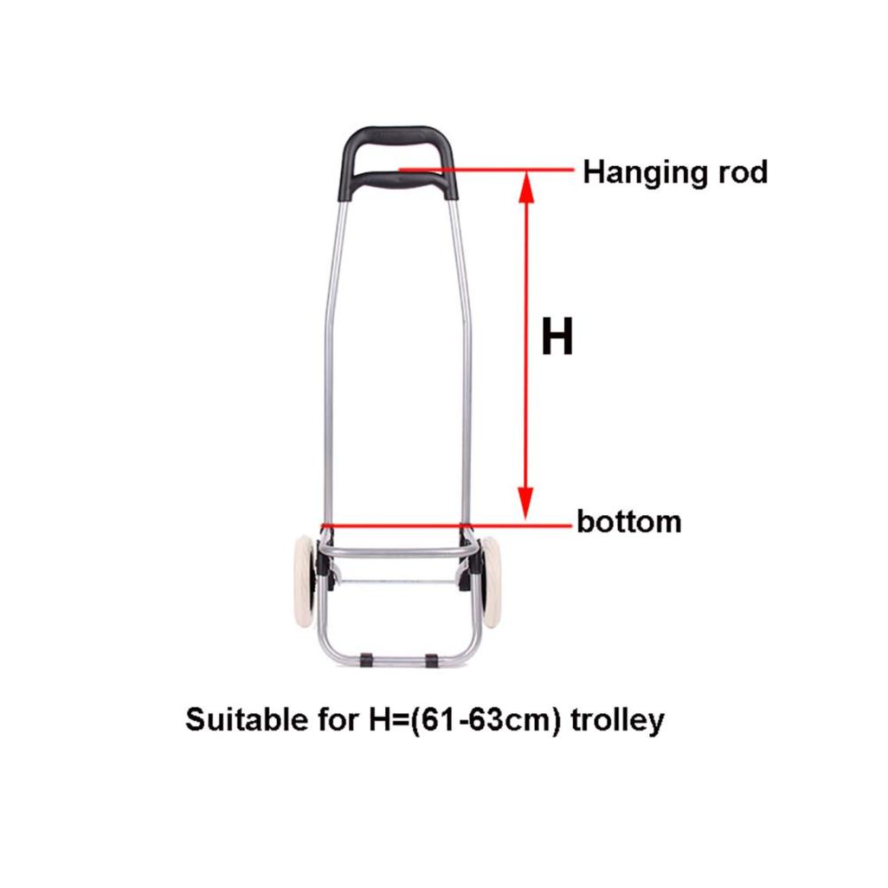 Entdecken Sie die Vielseitigkeit Hochwertige Ersatztasche für Shopping Trolleys & Koffer - 31L Fassungsvermögen für mühelosen Transport Ihrer Einkäufe
