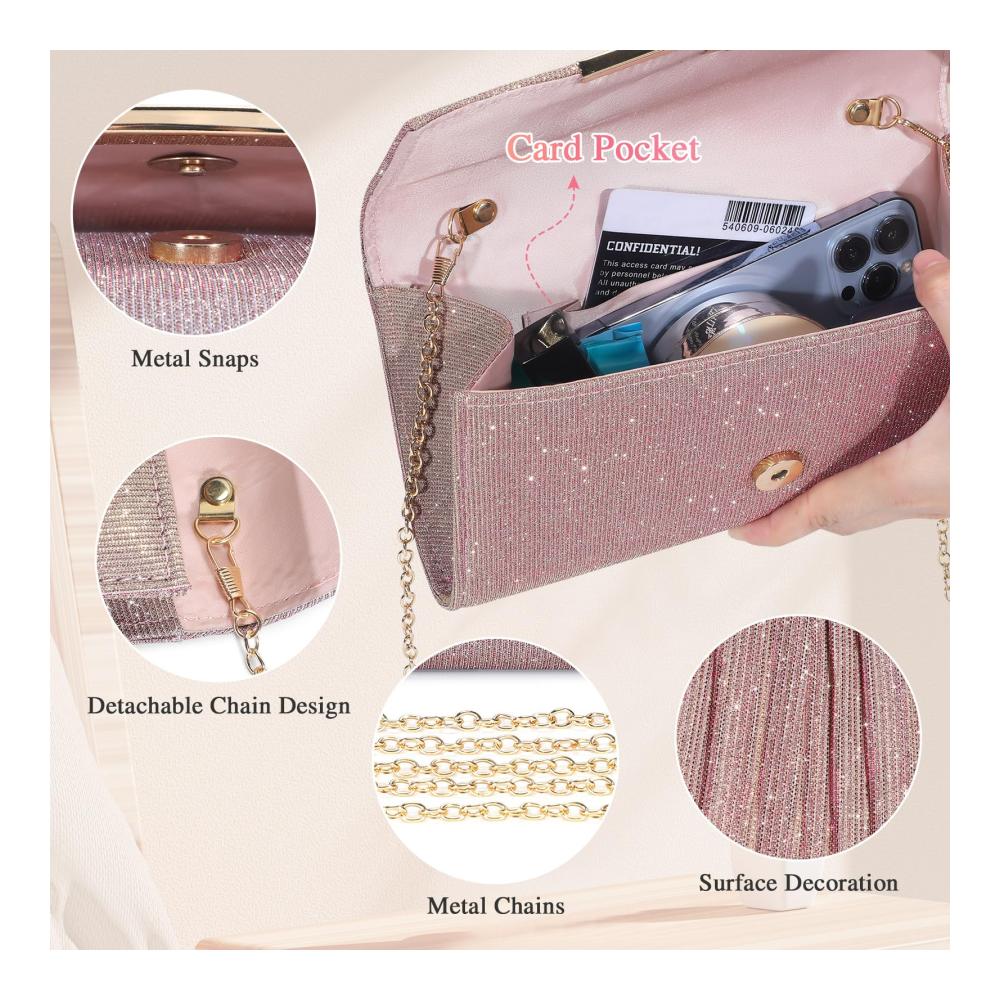 Clutches Damen Elegante Abendtaschen für stilbewusste Frauen ideal für Hochzeiten Partys und Freizeit
