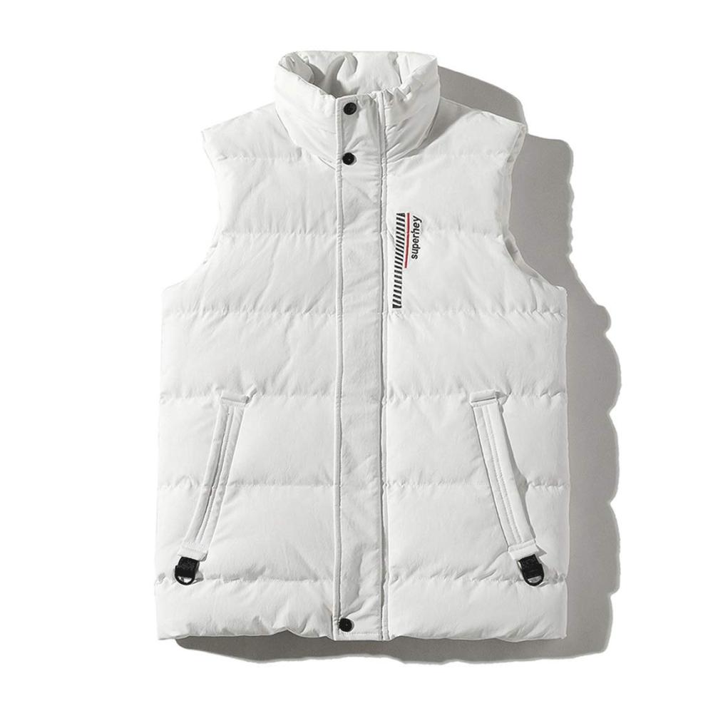 Perfekte Winter-Outdoor-Westen für Männer Winddicht stilvoll und funktional. Entdecken Sie jetzt die 3-farbige Weste in Weiß Größe L