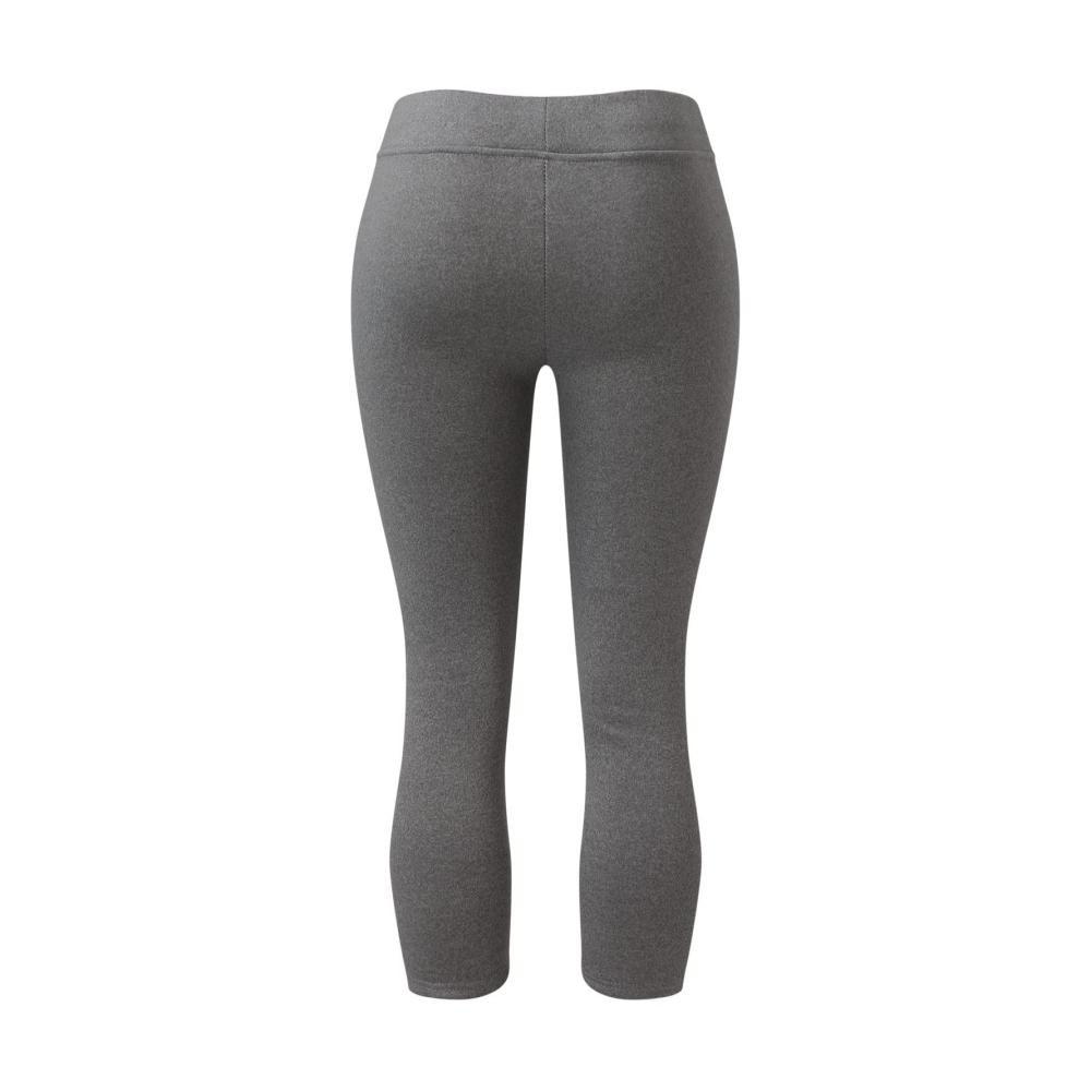 Stilvolle Damen Herbst/Winter Plus Size Hose Hoch taillierte Motorradunterwäsche-kompatible Unterteile in Dark Gray XXXL. Verdickt für Wärme und Komfort