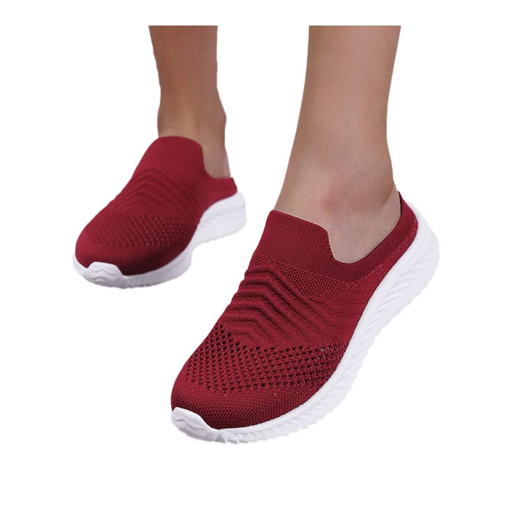 Ultimativer Komfort Damen Orthopädische Walkingschuhe - Leicht Atmungsaktiv Schlupfschuhe mit Luftkissen für Diabetikerinnen. Perfekte Freizeitschuhe für Outdoor-Aktivitäten