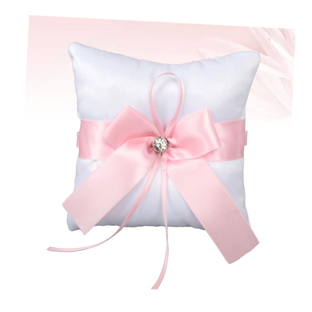 Hochwertiges Hochzeit Ringkissen 1 Stück | Elegantes Handgefertigtes Braut Kopfkissen Für Hochzeitsfeier Party Brautjungfer Dekoration Ringträger