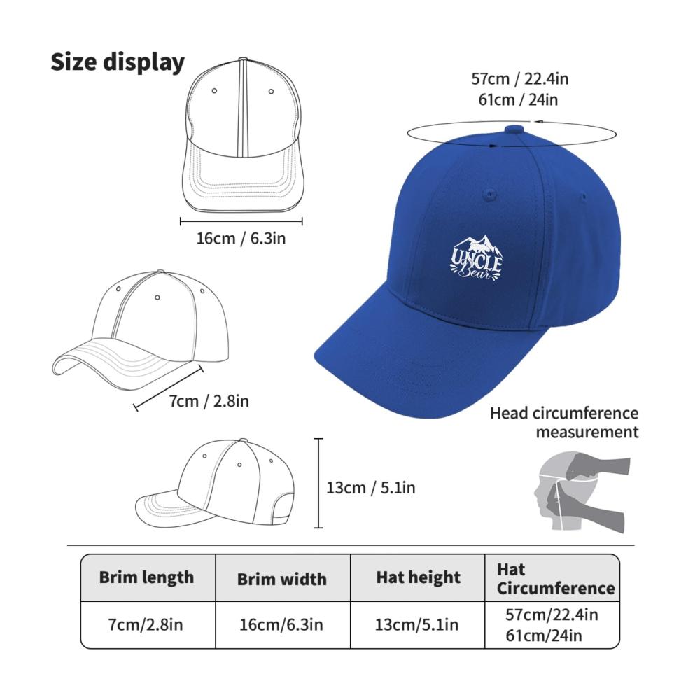 Baseball Caps mit Bär Motiven - Coole Trucker Caps für Teenager Familie Tante Onkel und Camping-Abenteuer