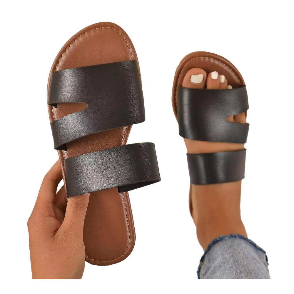 Bequeme Slingback-Sandaletten für Damen im sommerlichen Casual Style - Damen-Freizeitschuhe für Outdoor-Aktivitäten