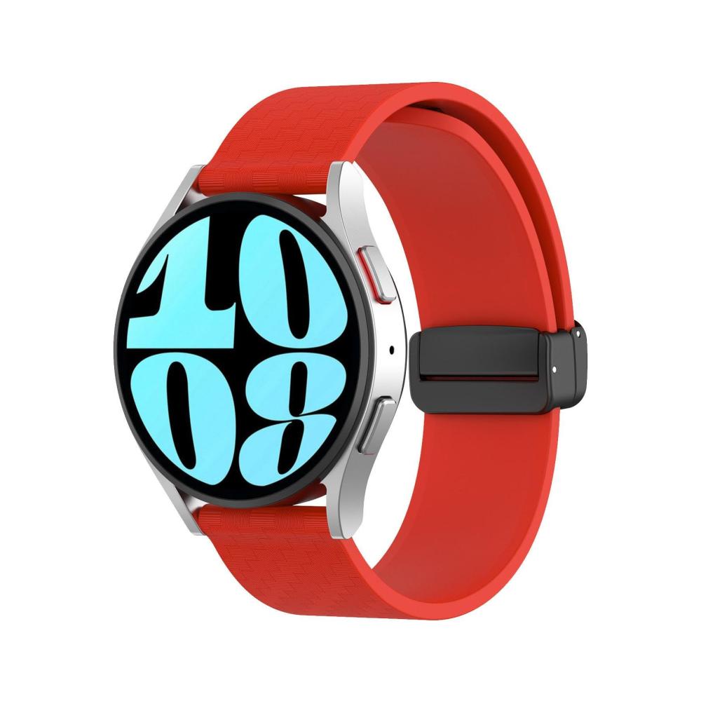 Entdecken Sie die Vielseitigkeit Wasserdichte Magnetische Silikon-Uhrenarmbänder für Smartwatches - 22 mm Verstellbares Schlaufenarmband mit starkem Magnetverschluss