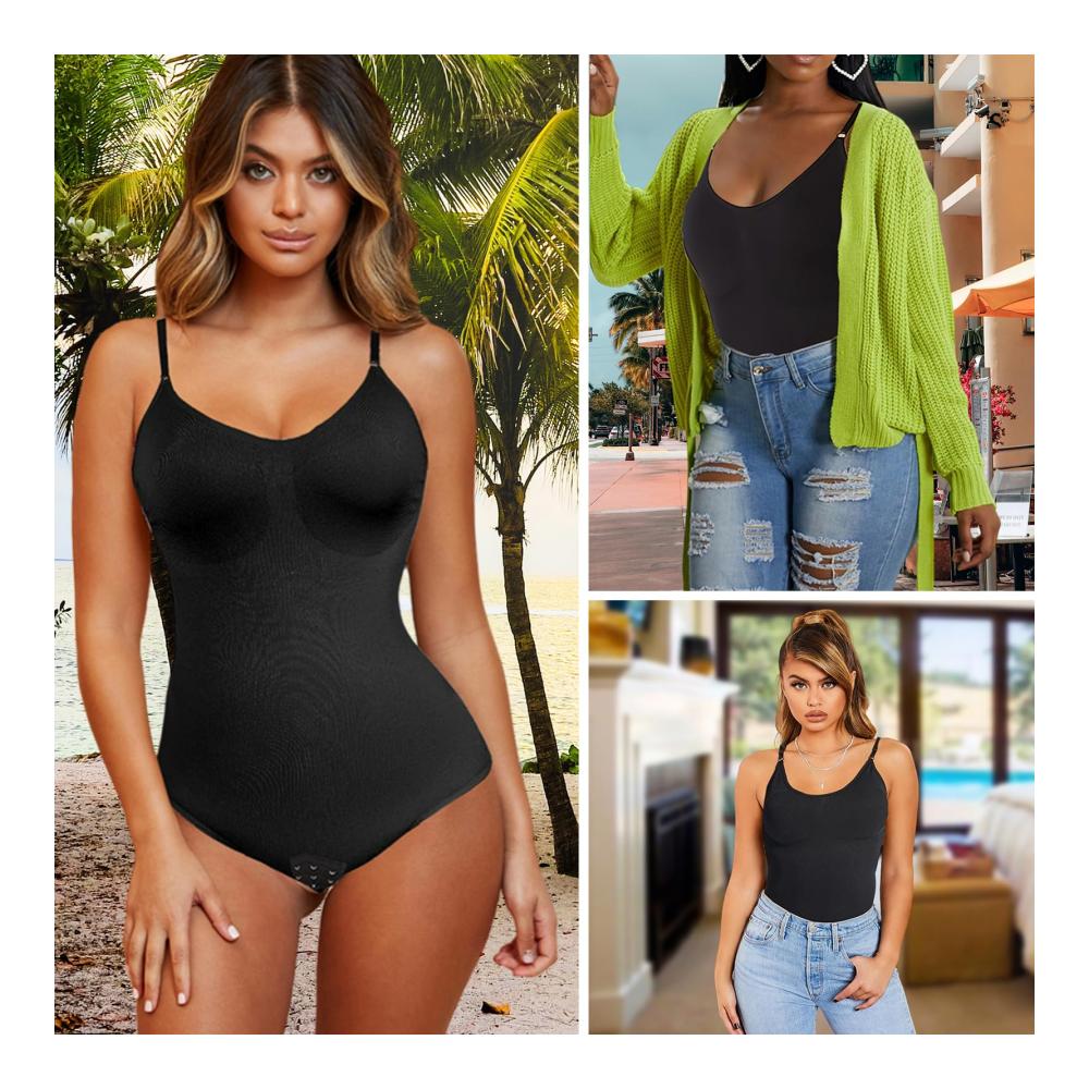 Taillierte Damen-Bodys Shapewear mit formendem Effekt für Bauch Taille und Rücken