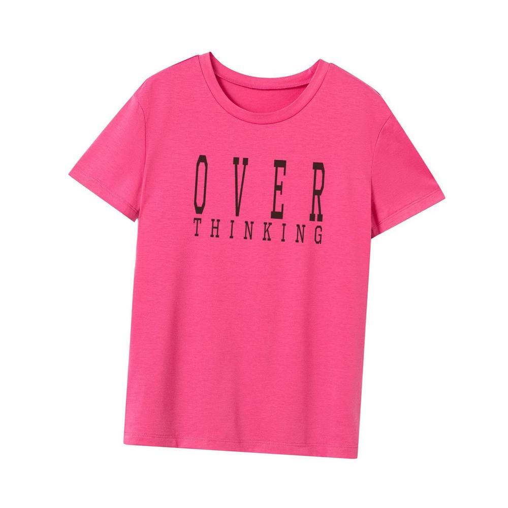 Damen T-Shirts Basic Outfits für Sport & Reisen Rundhalsausschnitt Ideales Valentinstagsgeschenk
