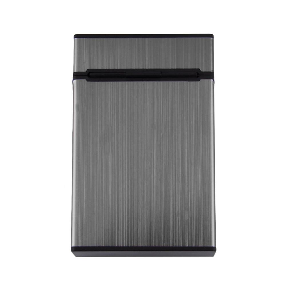 Stilvolles Zigarettenetui aus leichtem Aluminium Praktische Aufbewahrung für Ihre Zigaretten und Zigarren in einem eleganten Behälter