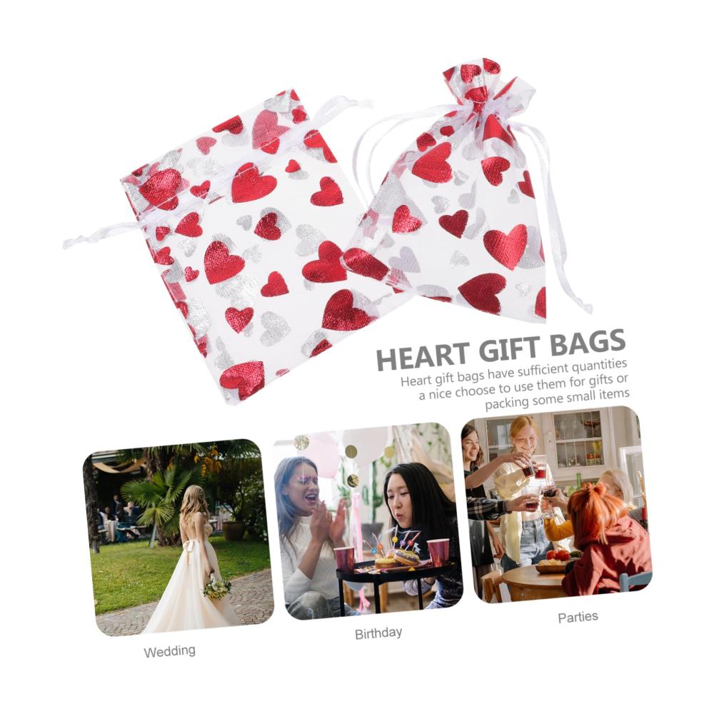 Exquisite 300er Set Gazebeutel Herz Perfekte Schmuckbeutel für Geschenke & Partys. Stilvoll verpackte Präsente mit Kordelzug. Liebevoll gestaltete Geschenktüten aus Gittergewebe. Jetzt zugreifen