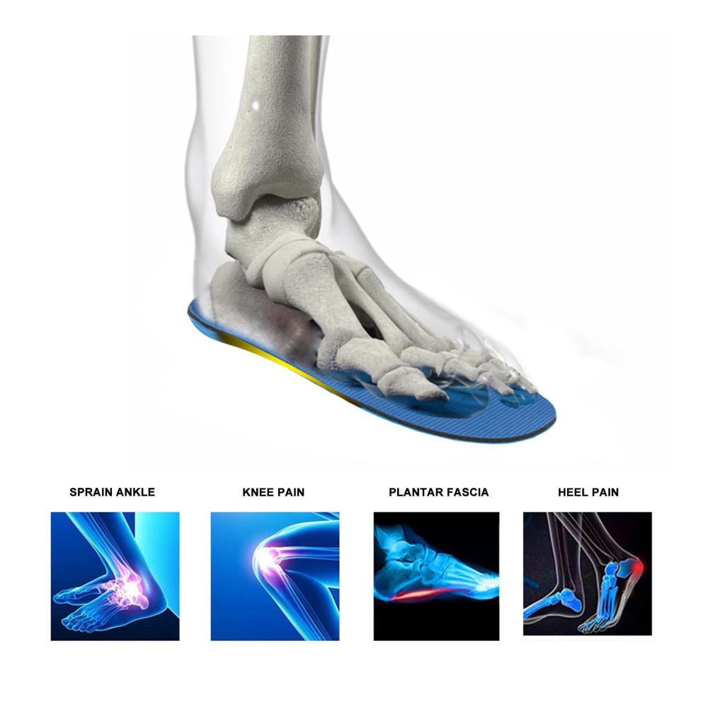 Orthopädische Einlegesohlen XXL Breite Plattfüße und Hohes Fußgewölbe Fußgewölbestützen für plantar Fasziitis Fußgewölbeunterstützung