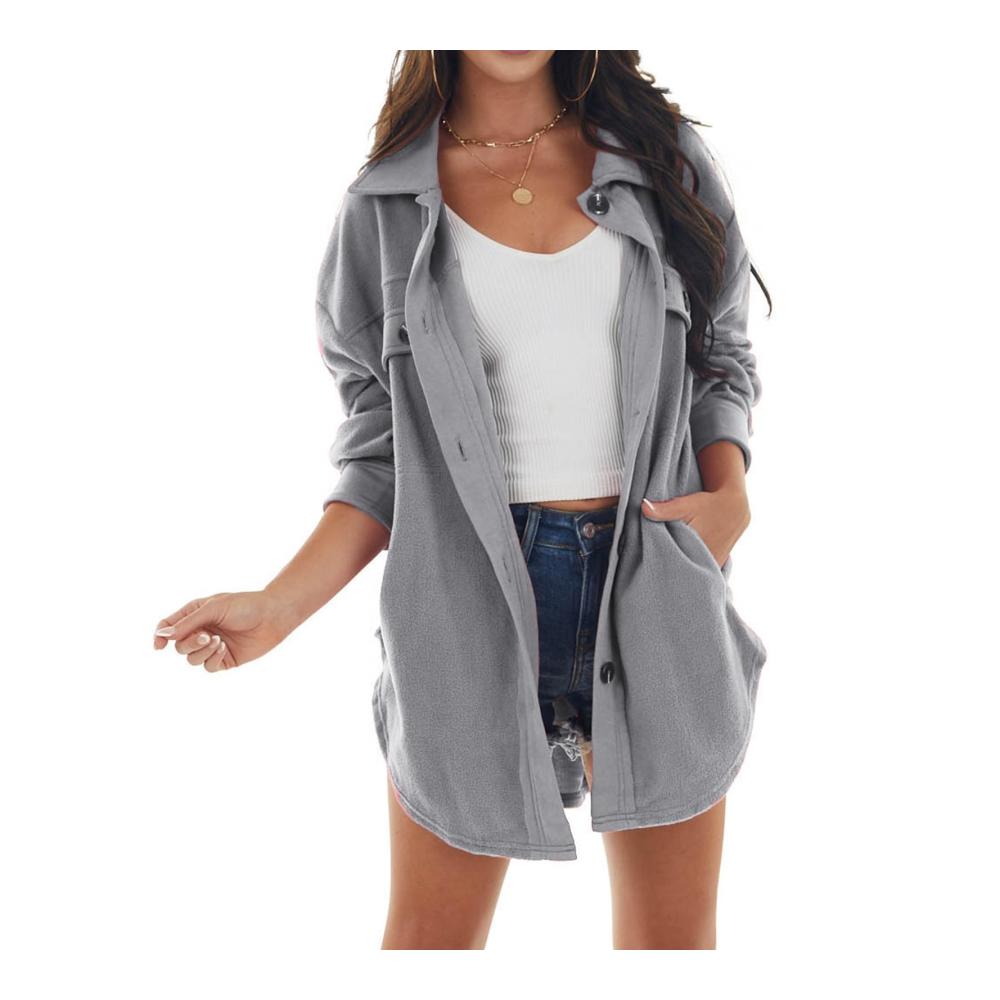 Damen Kapuzenpullover Winterjacke Fleecejacke Lammwolle Freizeitjacke Strickjacke Lang Sweatershirt Schwarz Wolljacke Damen Strick-Sweatjacke