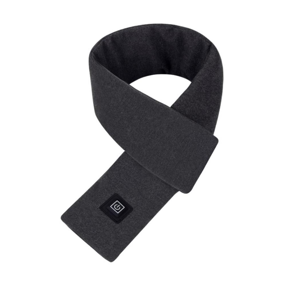 Luxuriöse beheizte Schals USB-wiederaufladbar verstellbar Fleece für Damen und Herren. Winterwärme mit Nackenmassagefunktion. Perfektes Geschenk von C (J) Happy