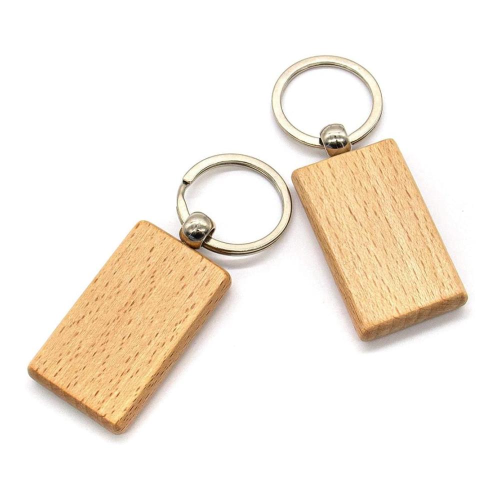 100er Pack DIY Schlüsselanhänger aus Holz in Herz- Rund- und Ellipsenform für Damen | Ideal für Schlüsselanhänger Holzringe und Skulpturen
