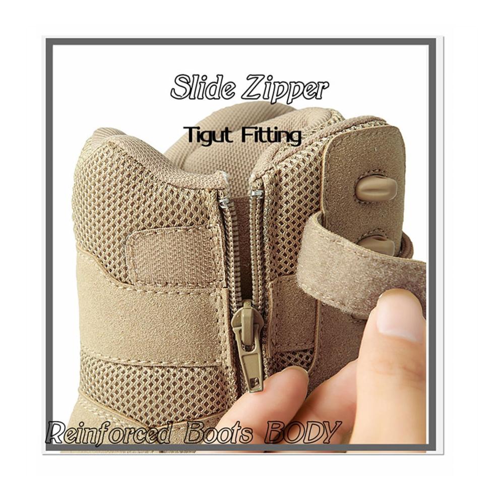 Ultimative Taktische Militärstiefel SadiTy Herren Kampfstiefel - Wasserdicht Seitlicher Reißverschluss Outdoor Hochschaft - Perfekt für Armee Jagd und Abenteuer