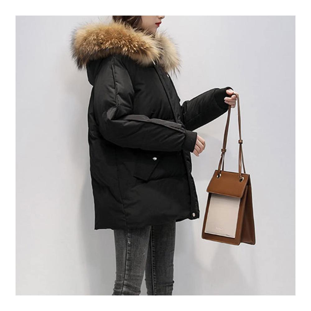 Kuschlig warm Trendige Daunenjacke für Damen – Stilvoll durch den Winter – Hochwertige Thermoisolierung – Perfekte Länge für maximale Behaglichkeit