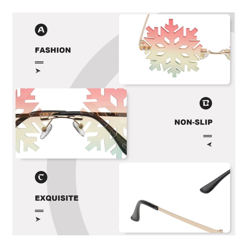 Entdecke den coolen Stil Schneeflocken-Sonnenbrille für die ultimative Party! Stilvoll und lustig für Damen und Herren. Jetzt erhältlich