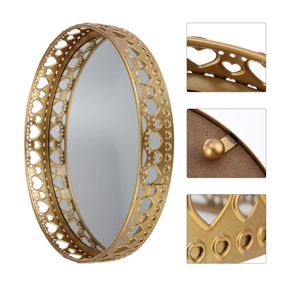Edles Schmucktablett in Vintage-Stil Organisieren Sie stilvoll Ihre Schmuckstücke. Goldenes Design mit Liebe zum Detail. Ein Must-have für Ordnung und Eleganz. Erleben Sie luxuriösen Schmuckgenuss