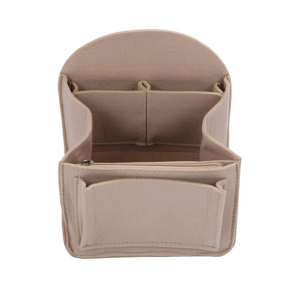 Maximale Organisation Filz Taschenorganizer für Rucksäcke und Handtaschen – Perfekte Aufbewahrungslösung für Männer und Frauen – Dunkles Khaki