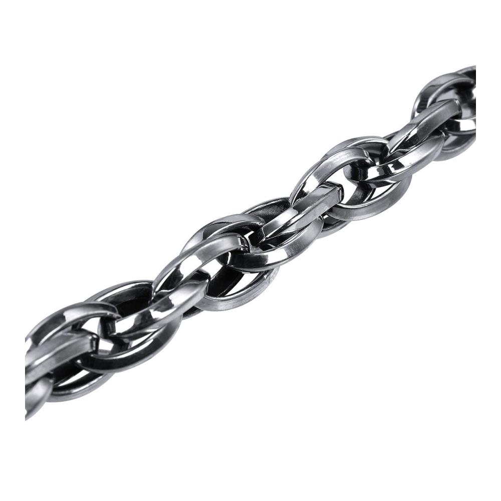 Attraktive Herren Armbänder Elegante Curb Link Kette aus .925 Sterling Silber – Rock & Ride Style | Original MEHRWEG