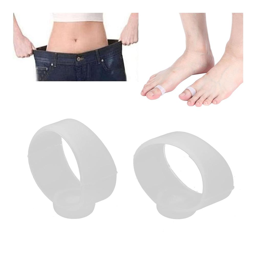 Orthopädischer Zehenring aus Silikon für sicheres und komfortables Tragen | Magnetische Gewichtsverlust Zehenringe für Fußmassage