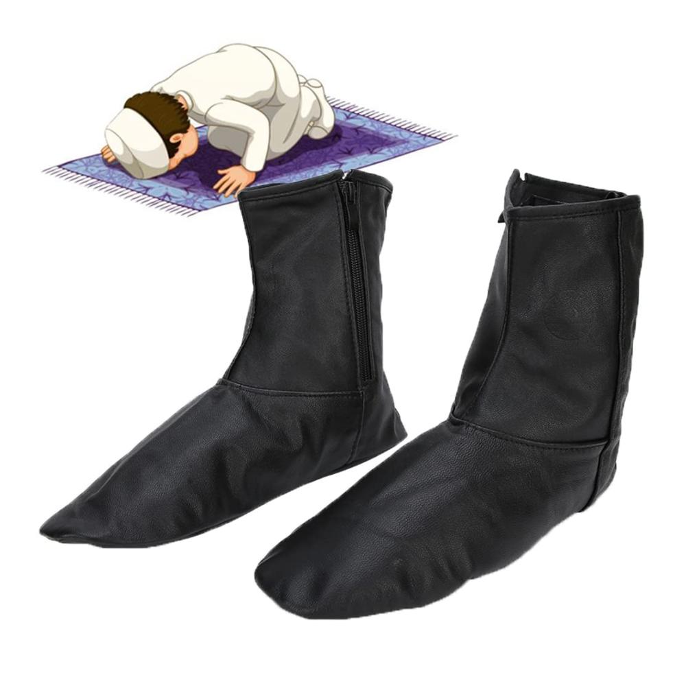 Exklusive Muslimische Socken für alle Hochwertige Gekämmte Baumwolle und praktischer Reißverschluss für Unisex (Größe 42). Jetzt sichern