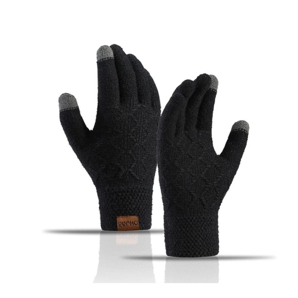 Erhalten Sie maximale Wärme und Komfort mit unseren hochwertigen Winterhandschuhen & Fäustlingen! Wasserdichtes Design Jacquard-Strick und Touchscreen-Funktion für ultimativen Schutz