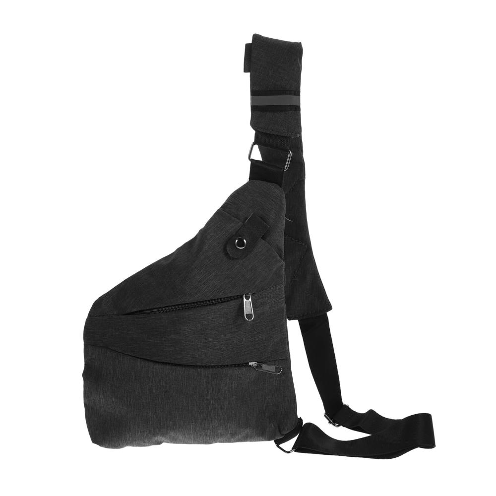 Elegante Leder Umhängetasche für Männer Trendige Umhängetasche aus Kunstleder Männer Schultertasche Vintage Mehrzweck-Brusttasche Aktentasche