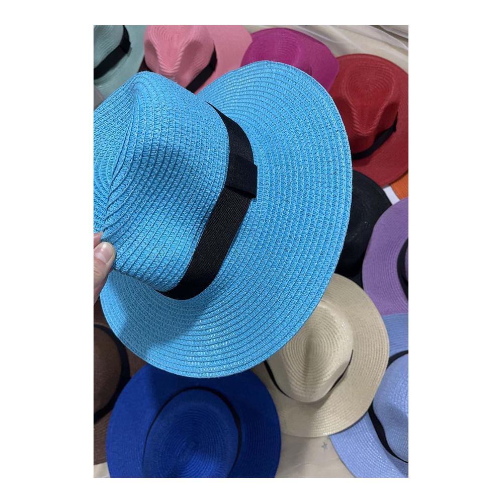Sommerstyling mit Eleganz Panamahut für Damen und Herren – Klassischer Fedora-Trilby für Strand Partys und Picknicks – Sonnenschutz und Stil vereint