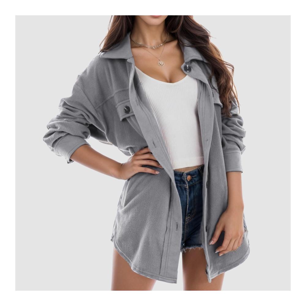 Damen Kapuzenpullover Winterjacke Fleecejacke Lammwolle Freizeitjacke Strickjacke Lang Sweatershirt Schwarz Wolljacke Damen Strick-Sweatjacke