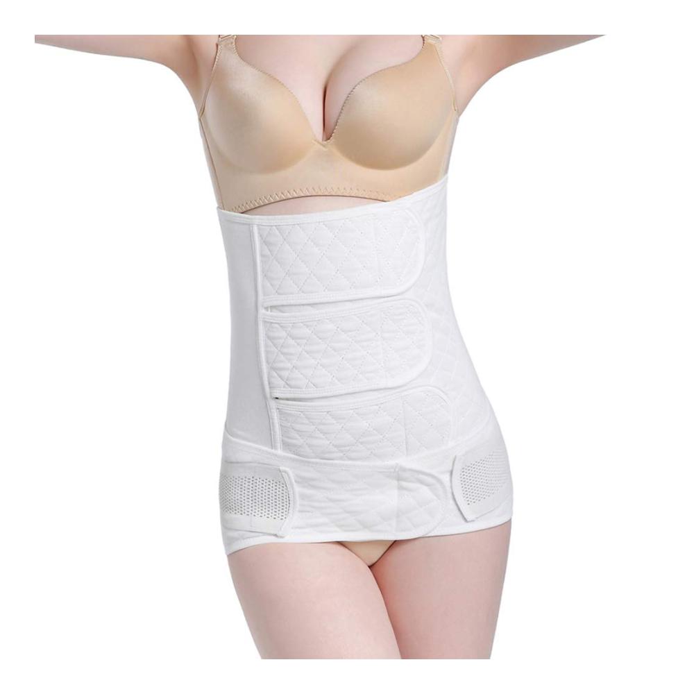 Herzband Postpartum Bauchband Formender Bauchgürtel Postoperativer Erholungs-Bauchband Baumwoll-Erholungsband zum Abflachen des Bauches für Frauen (M