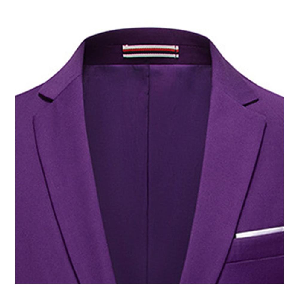 Einzigartiger Charme Exklusives Herren-Sakko Slim Fit & vielseitig einsetzbar. Ein Knopf für Raffinesse. Ideal für jeden Anlass! (6XL Violett
