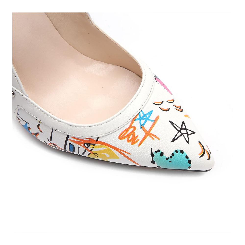 Damen-Pumps hochspitz Absatzspitzen-Slipper geeignet für Alltagsmode Bankette Brautjungfer-Hochzeiten gemustert