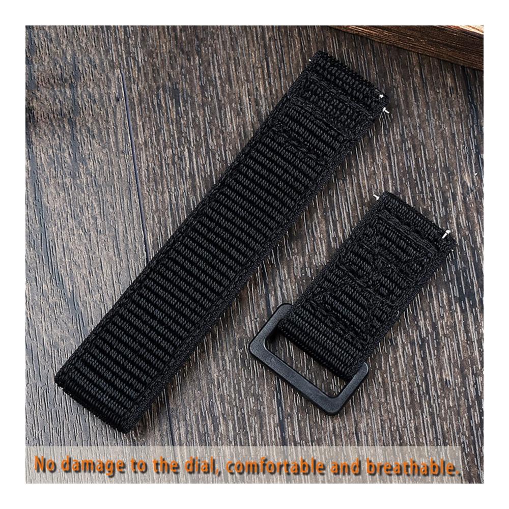 Entdecken Sie das vielseitige Nato-Uhrenarmband Nylon 22 mm klassisches Schwarz passend für Seiko Nr. 5 Mido Samsung Gear S3 & Huawei GT2. Ein Must-Have