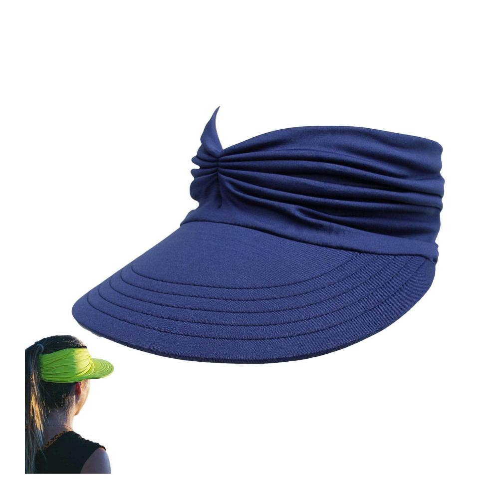 Sonnenschutz Hut mit Visier für Damen Atmungsaktiver Sommerhut für Outdoor-Aktivitäten wie Radfahren Tennis Golf Wandern und Joggen