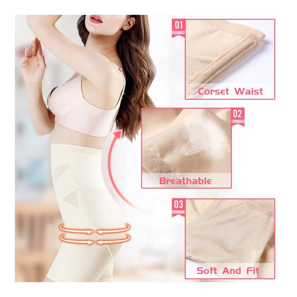 Figurformender Miederslip Ultimative Bauch- und Gesäßkontrolle für Damen | Cross Compression Abs & Booty Shaper | Taille betonen und formen | Komfortabel und diskret unter der Kleidung